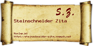 Steinschneider Zita névjegykártya